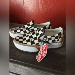 Vans Era Stacked slip-on Checkered Platform